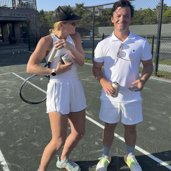 Tennis is the main source of exercise at Point O' Woods!