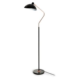 Leap Black & Copper Floor Lamp