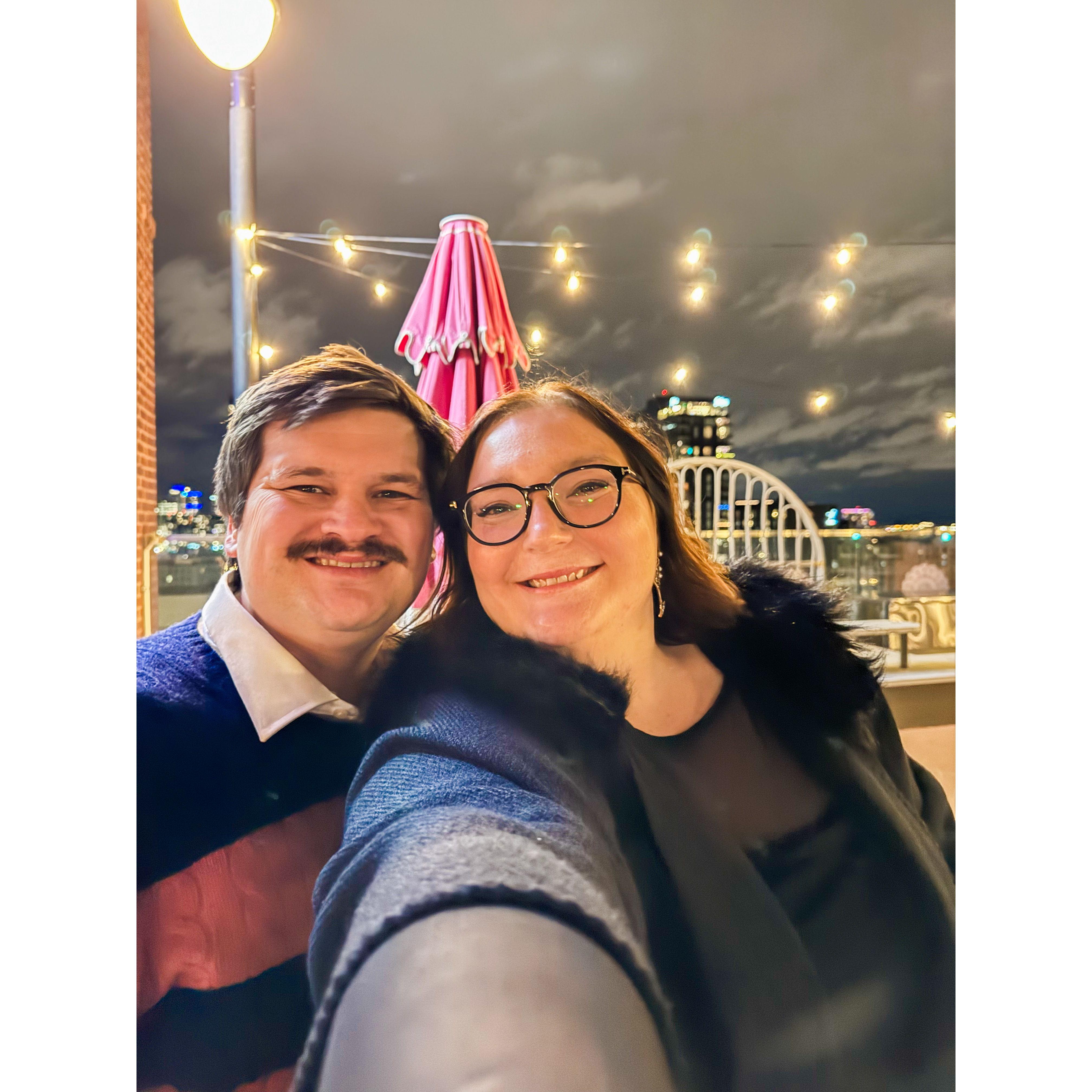 New Years Eve 2024 - our first NYE engaged!