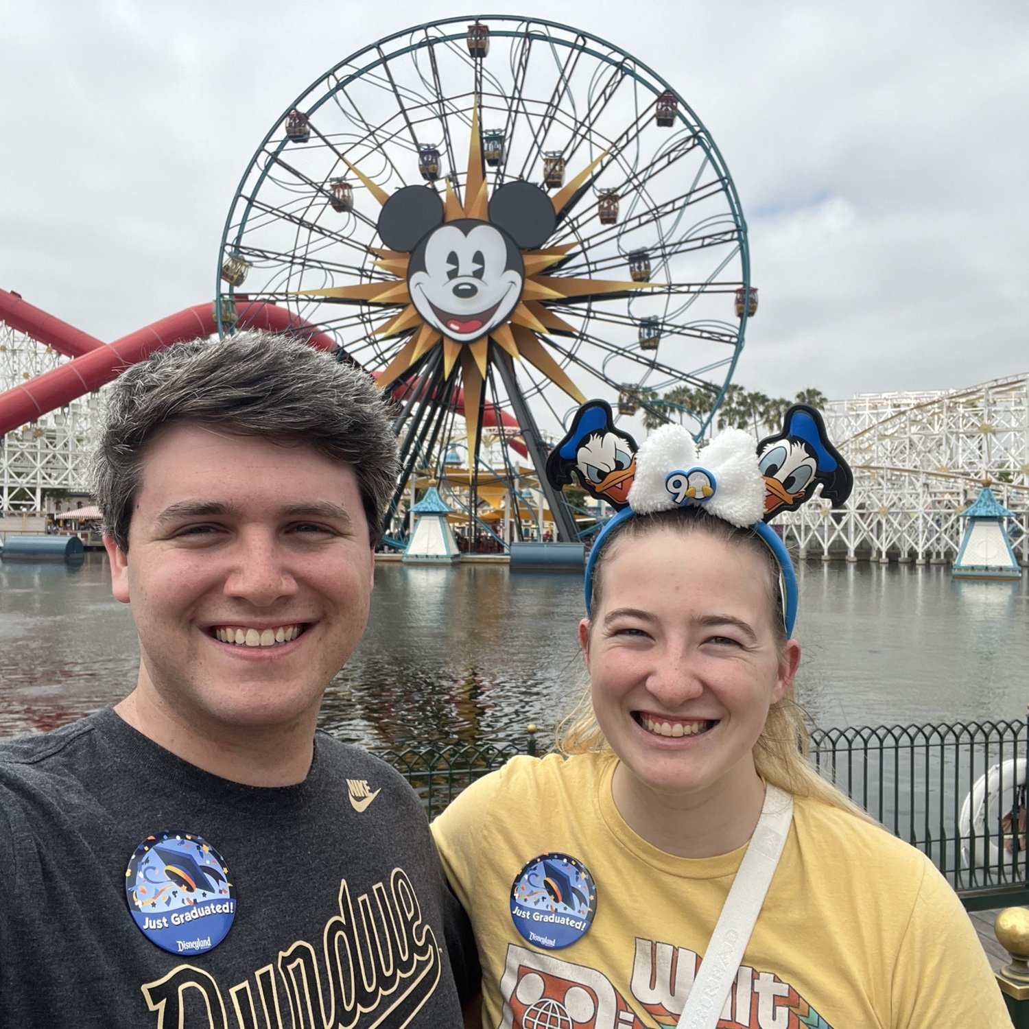 Post-graduation trip to Disneyland.