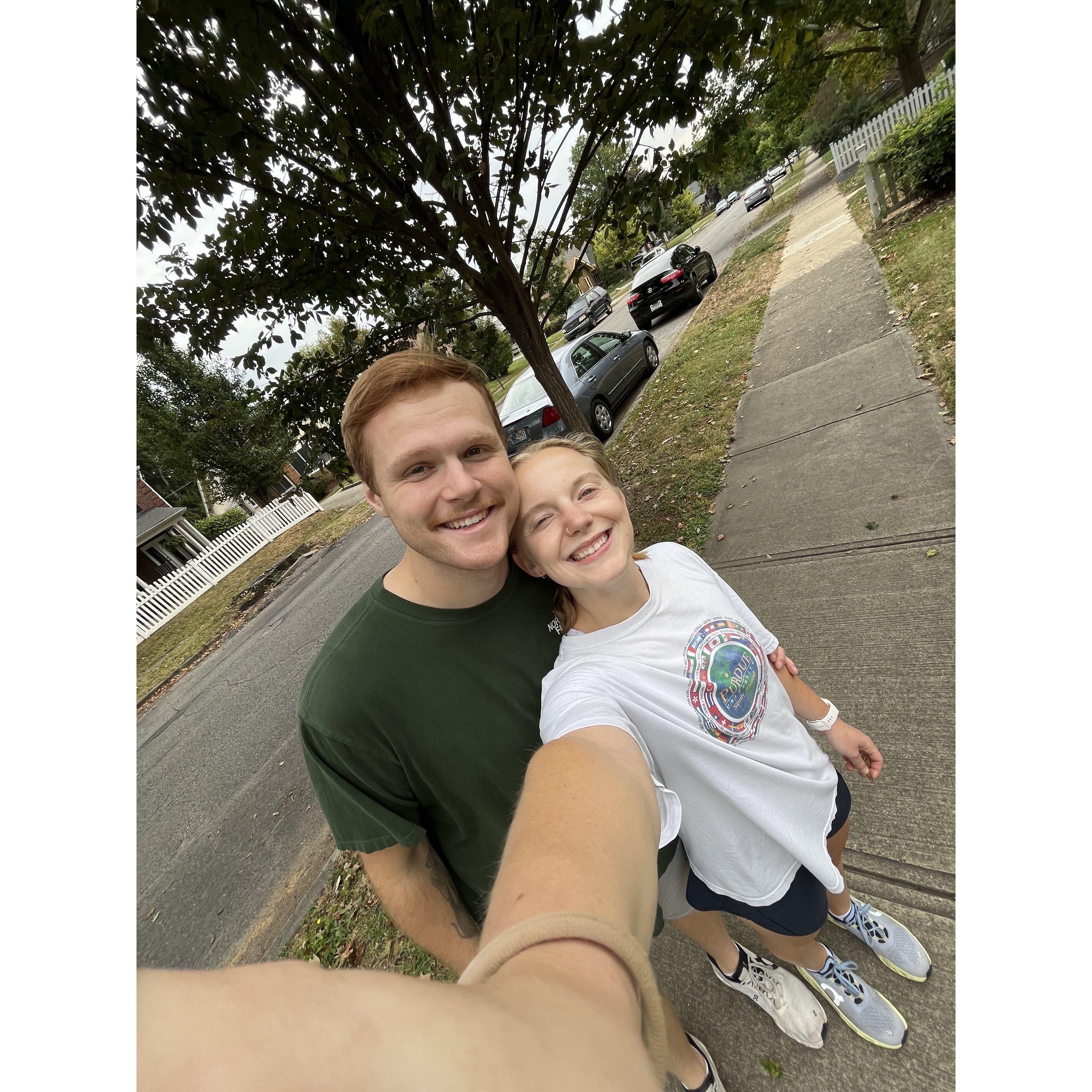 The day before we got engaged!