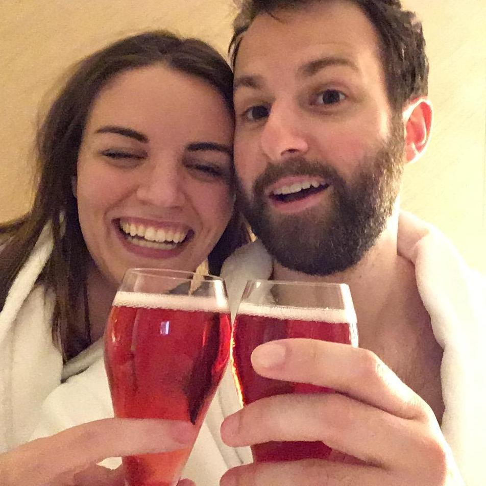 Room service kir royales in Paris!