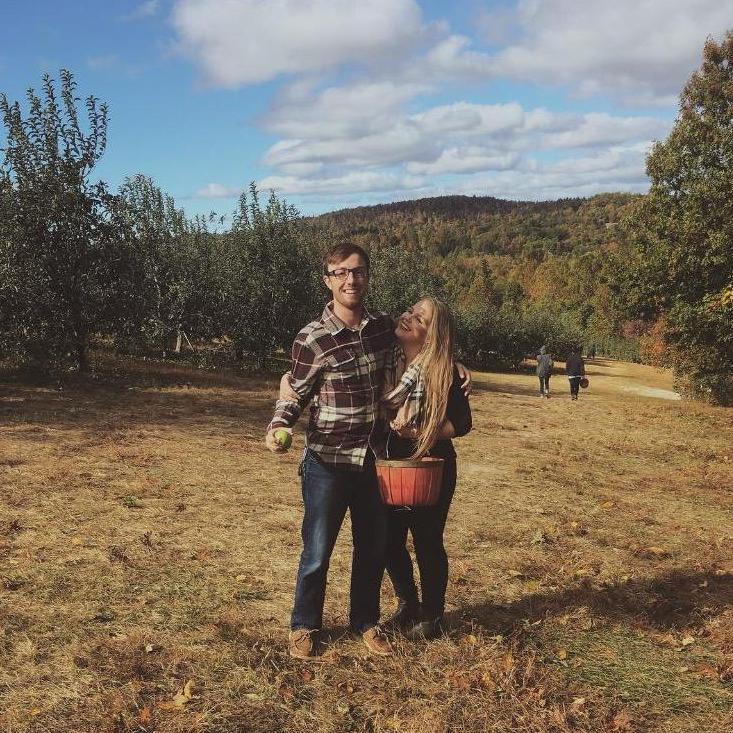 Apple picking on our 3 year anniversary