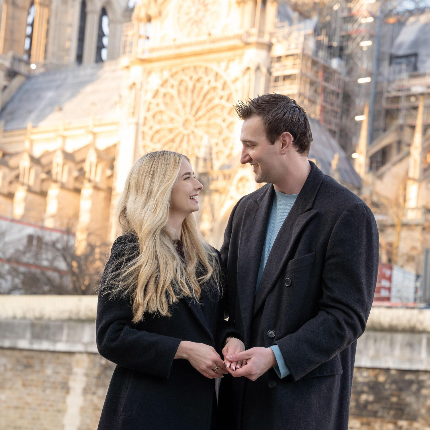 As the 5 o'clock bells of Notre-Dame rang...
