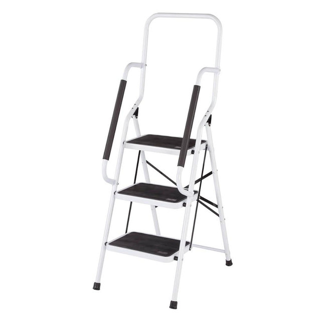 Step Ladder with Handles by LivingSURE, 3-Tier
