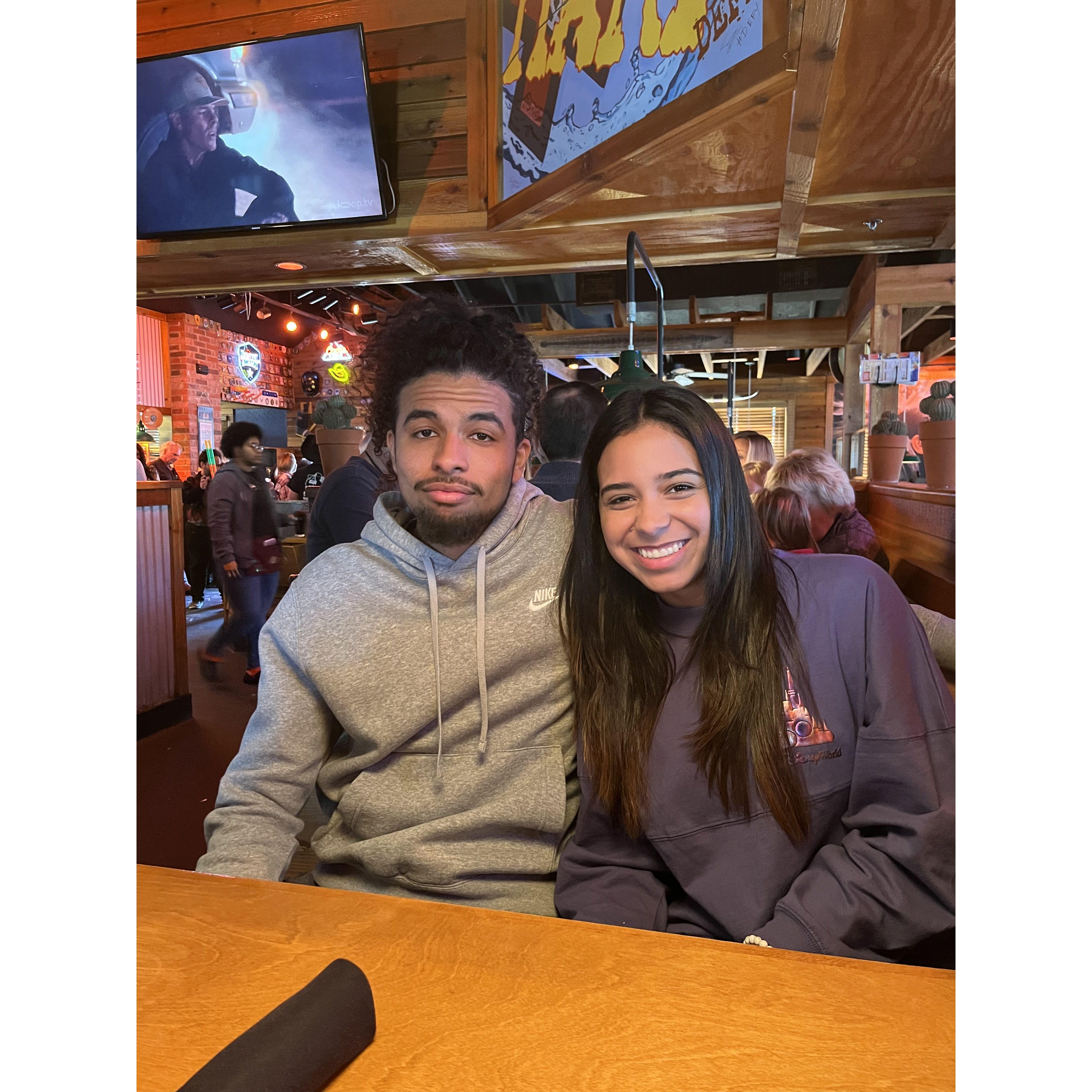Our first outing with my parents (Jada)