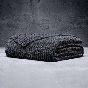 Ultra Plush Throw - Charcoal Extra Large
