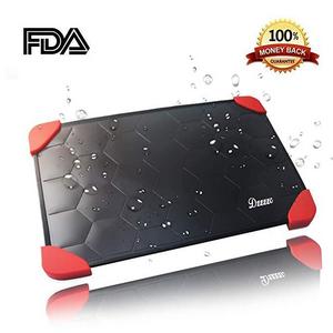 Magic Metal Rapid Defrosting Tray - 8 x 12 Inches Plate, The Quick Defroster, Wonder Defrost Mat Way to thaw Meat, Chicken, Fish, Frozen Foods Thawing Fast