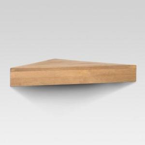 Natural Wood Corner Shelf - Threshold™