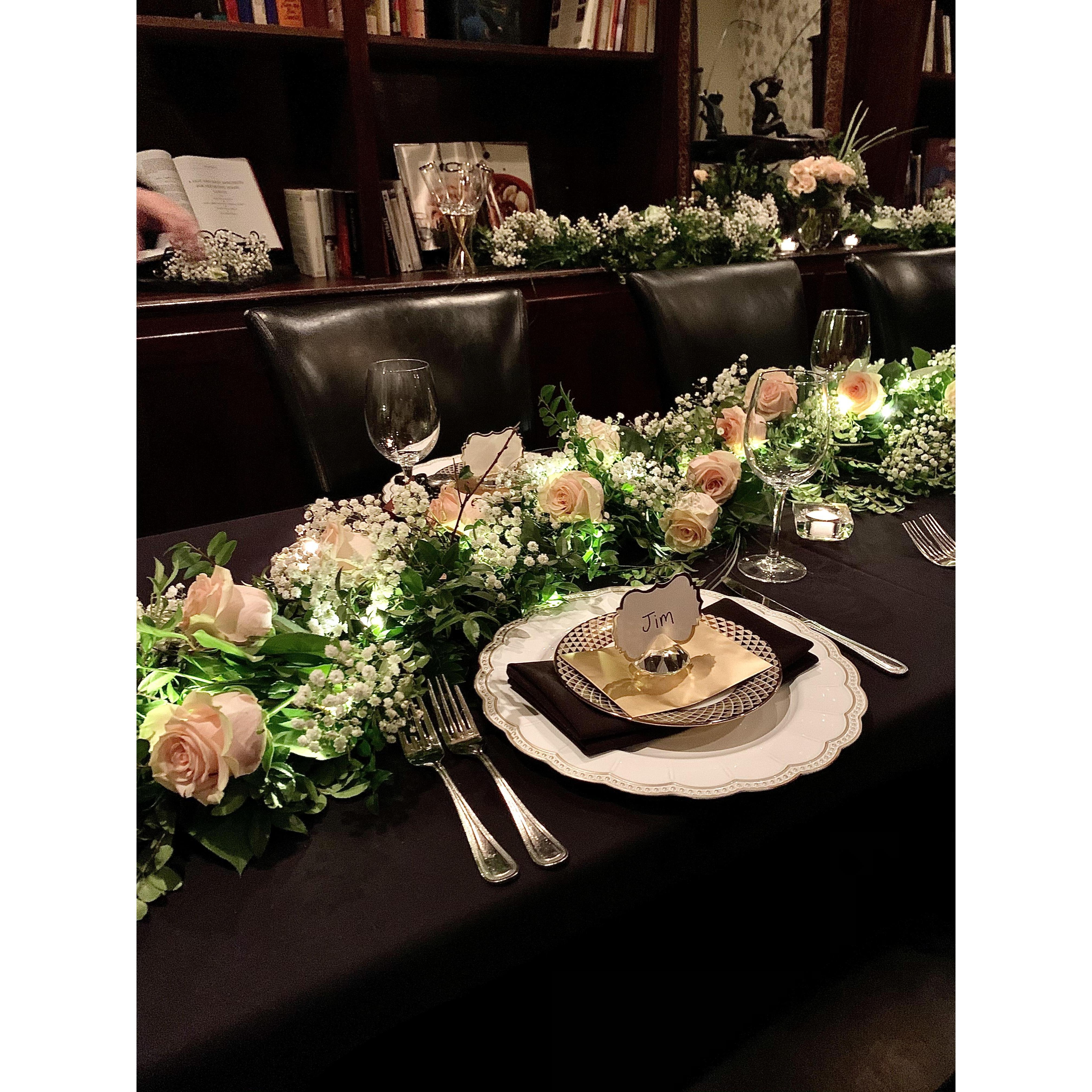 Wedding Dinner Nov 2020