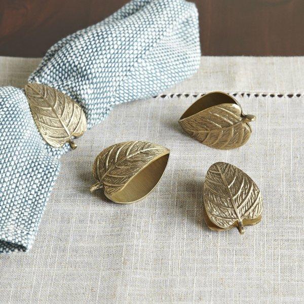 Leaf Napkin Rings (set of 4)
