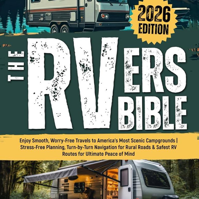 The RVers Bible: Enjoy Smooth, Worry-Free Travels to America’s Most Scenic Campgrounds | Stress-Free Planning, Turn-by-Turn Navigation for Rural Roads & Safest RV Routes for Ultimate Peace of Mind