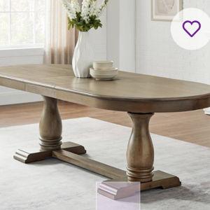Darby Home Co Extendable Oval Wooden Dining Table