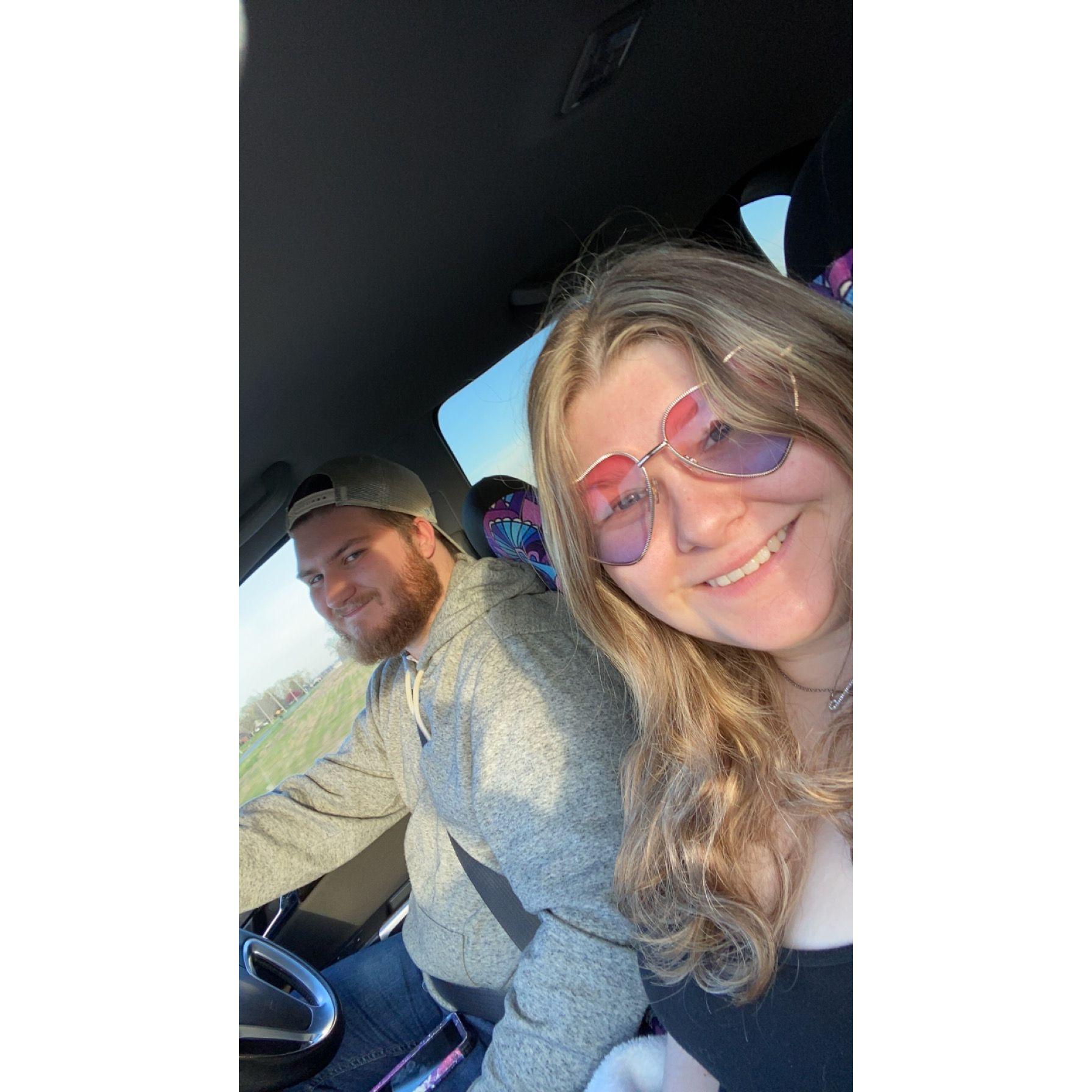 April 2023-Started going to corn hole tournaments together.