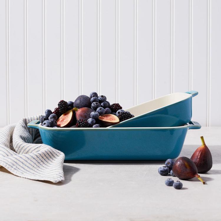 Staub, Rustic 2-Piece Rectangular Baking Dish Set | Zola