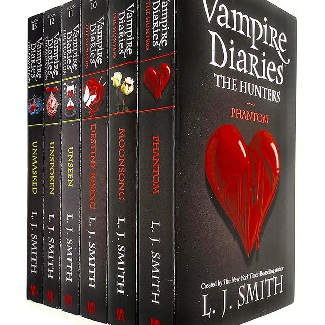Vampire Diaries Complete Collection 6 Books Set by L. J. Smith (The Hunters 3 Books & The Salvation 3 Books)