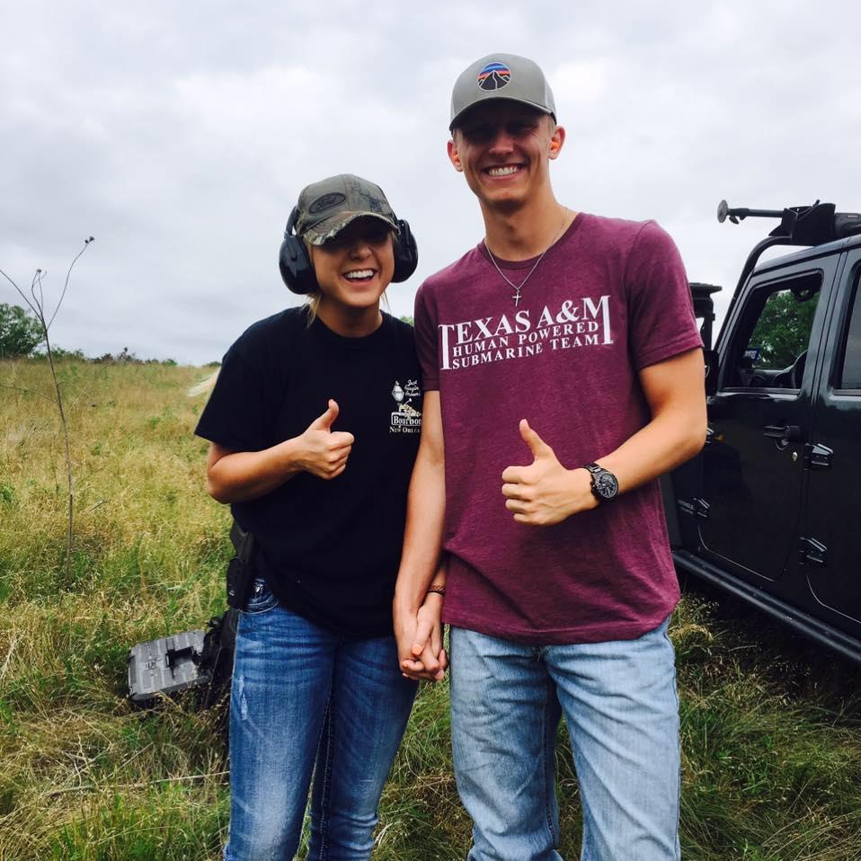 Walker's first time at the Mosley ranch...it was a shooting skeet kind of day!