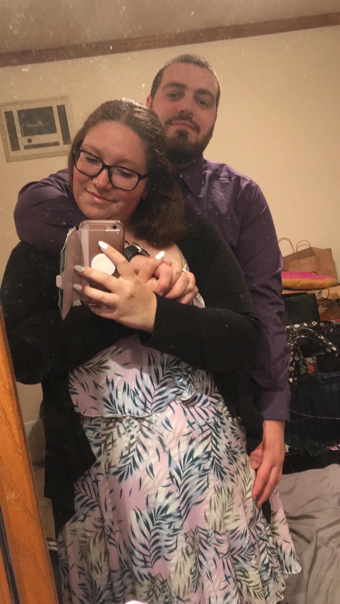 The night of our engagement party.