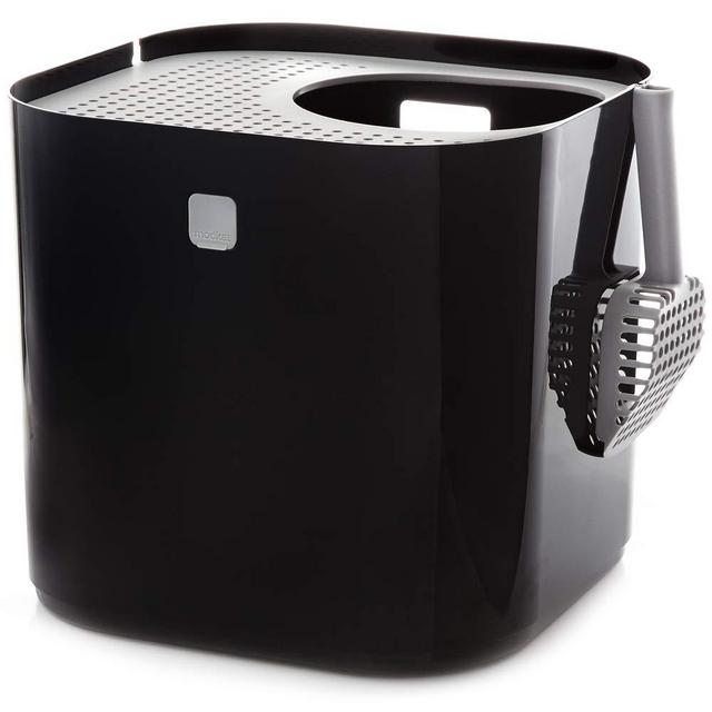 Modkat Litter Box, Reduces Litter Tracking, Includes Scoop and Reusable Liner
