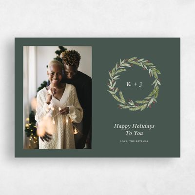 Hunter, Green Holiday Card - Galway Photo
