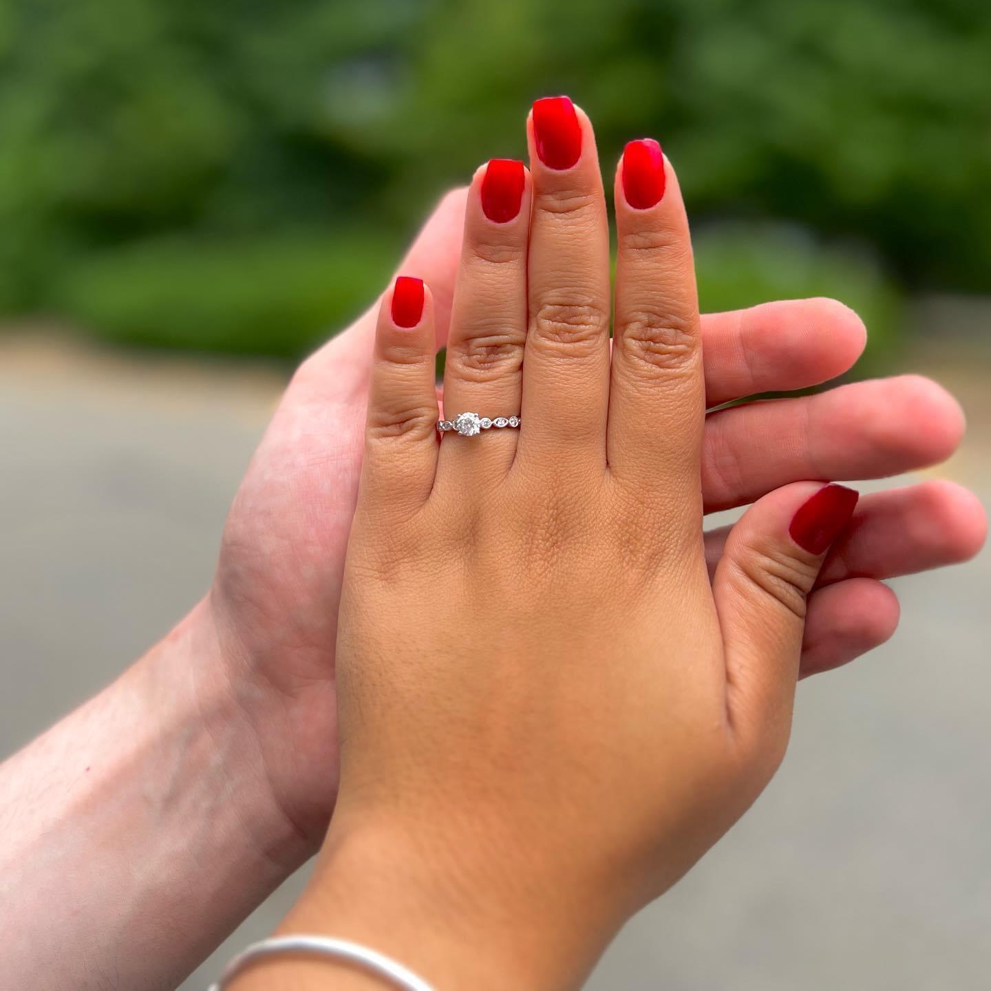 She said Yes!