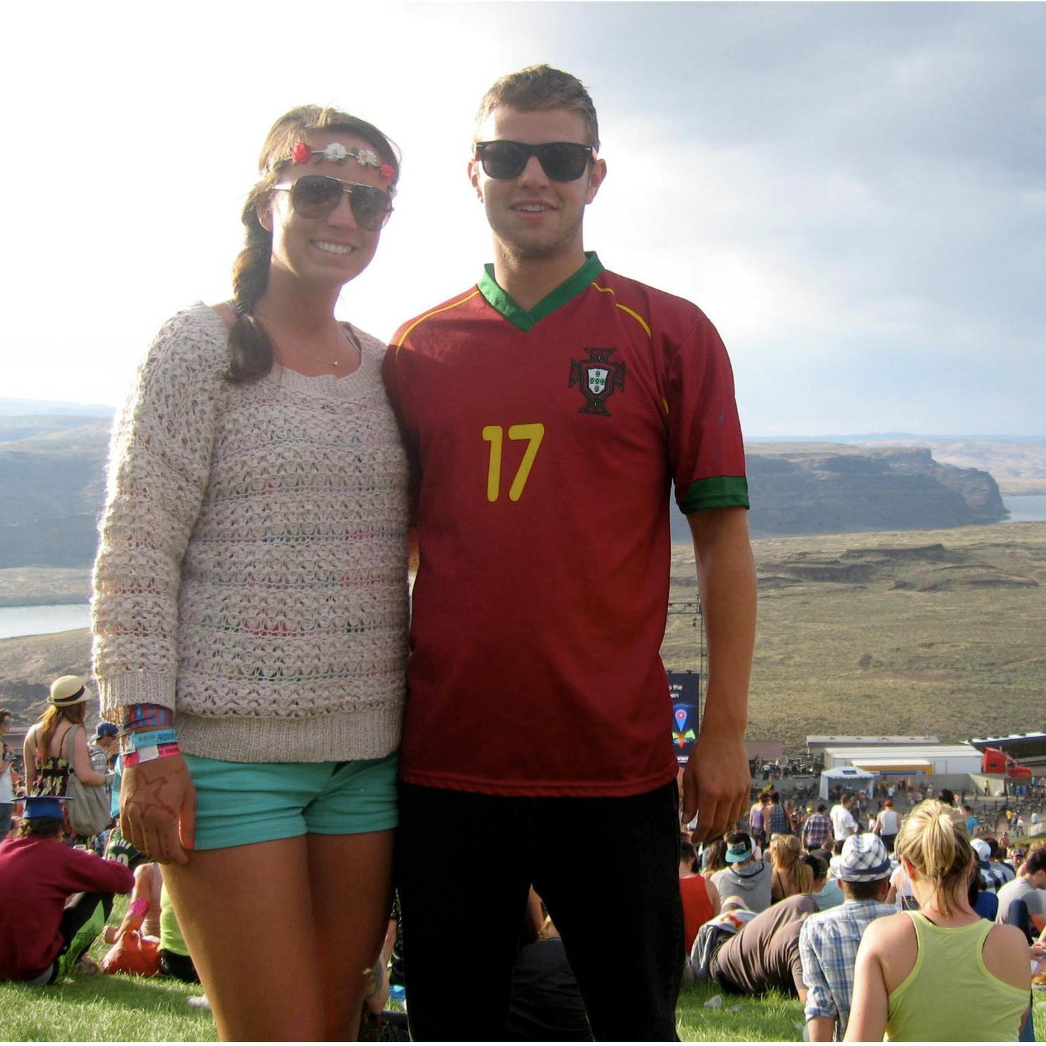 Sasquatch 2012 - the first of many musical festivals together!
