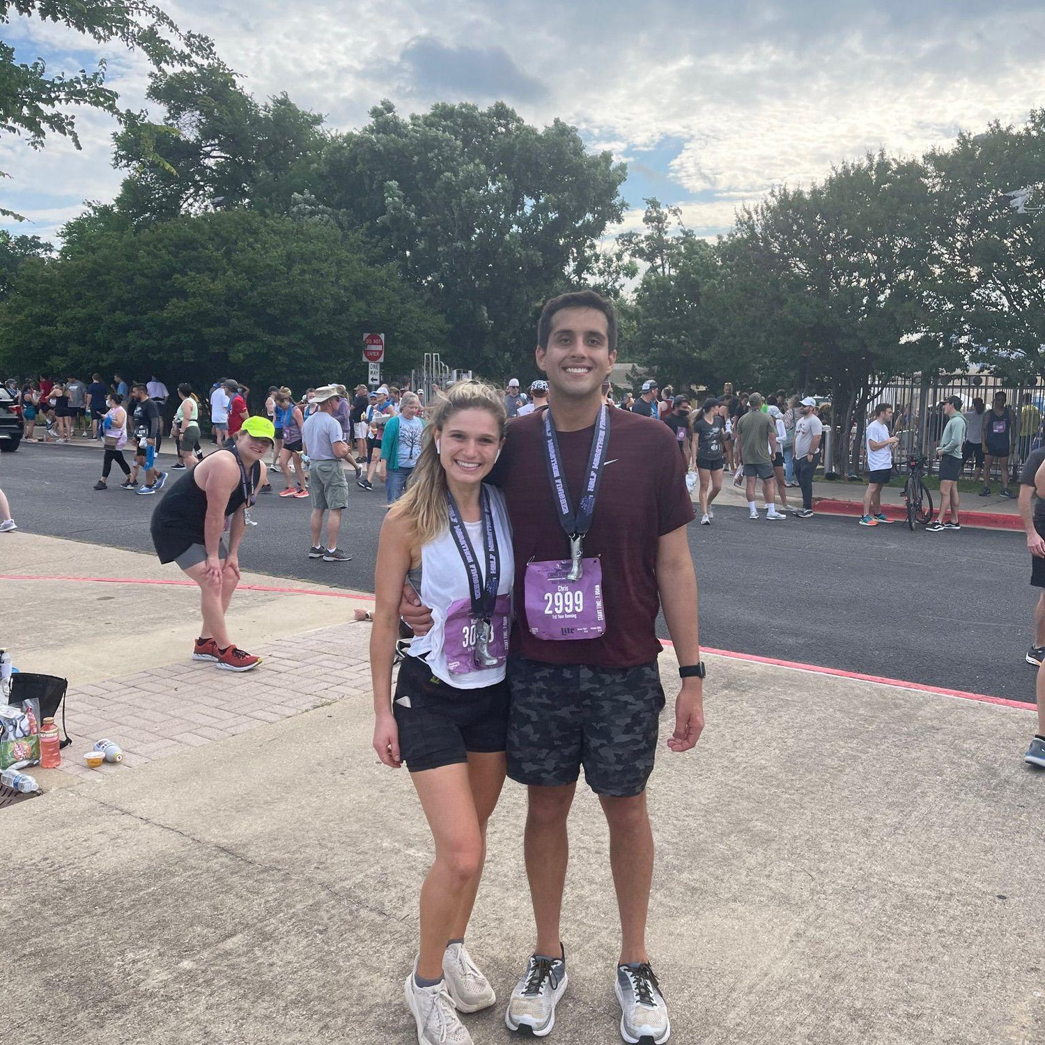 First Half-Marathon together 2021 Cowtown in Fort Worth!