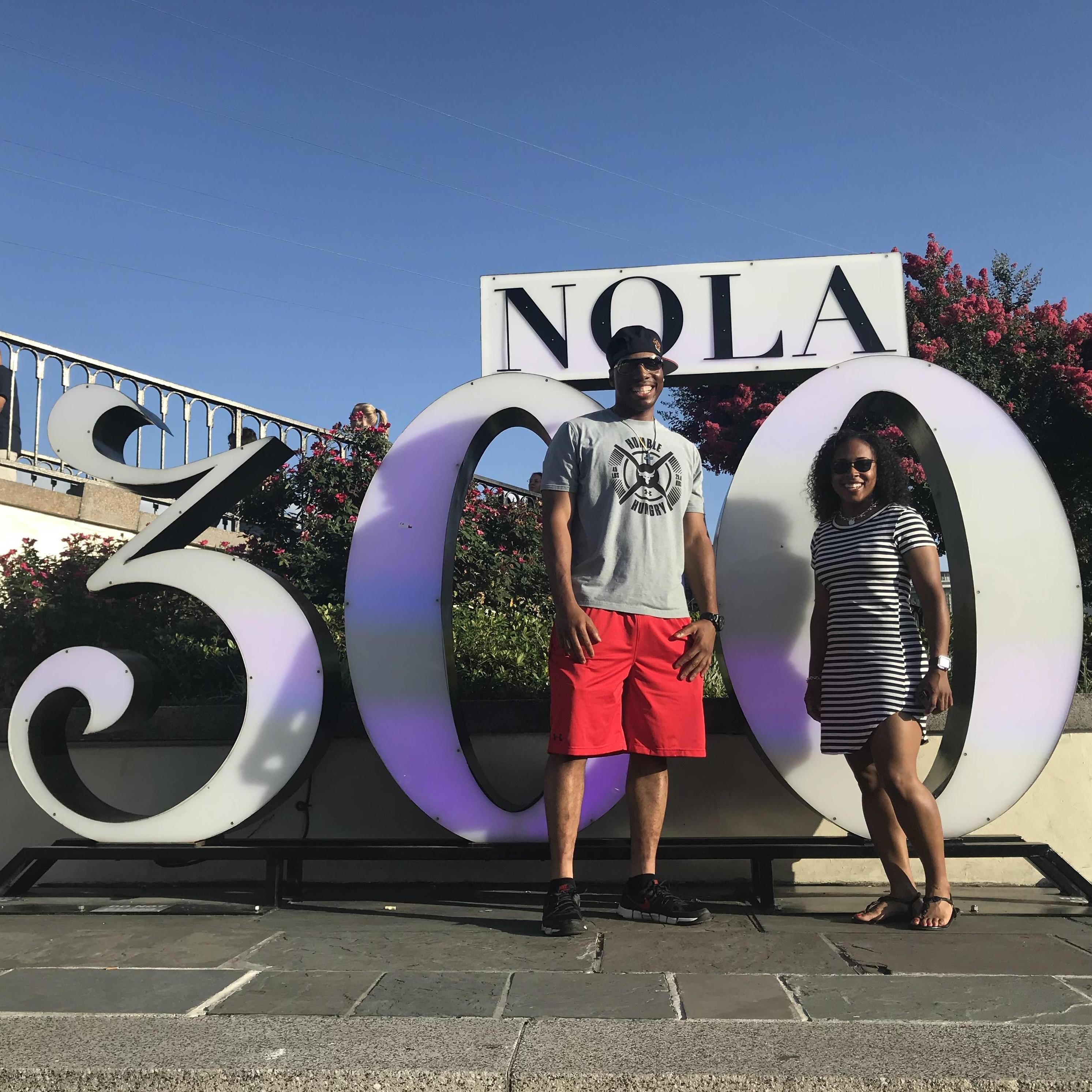 A quick trip to NOLA before we are separated by 2,818 miles!