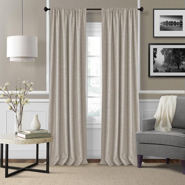 Elrene Home Fashions Curtains, Set of 2 (52 x 95) - Linen
