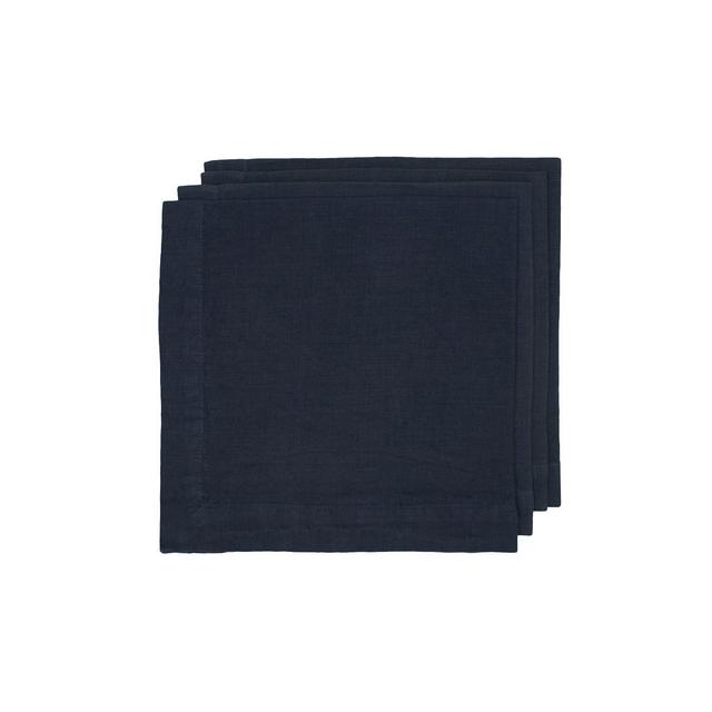 Hudson Grace Graphite Linen Napkin