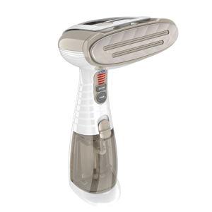Conair Handheld Garment Steamer for Clothes, Turbo ExtremeSteam 1875W, Portable Handheld Design, Strong Penetrating Steam, White / Champagne