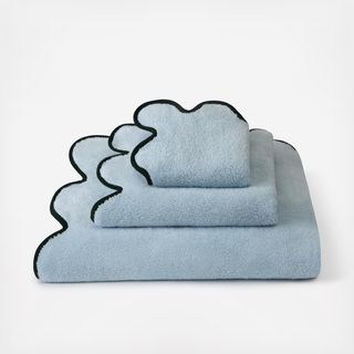 Chairish Scallop Bath Towel