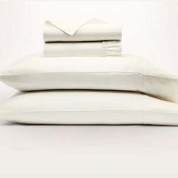 Organic Sheets - Luxury Signature Hemmed Sheet Set | Boll & Branch | Cream