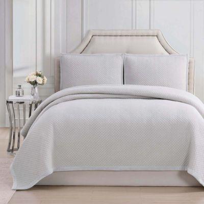 Charisma Rayon King Coverlet in Grey