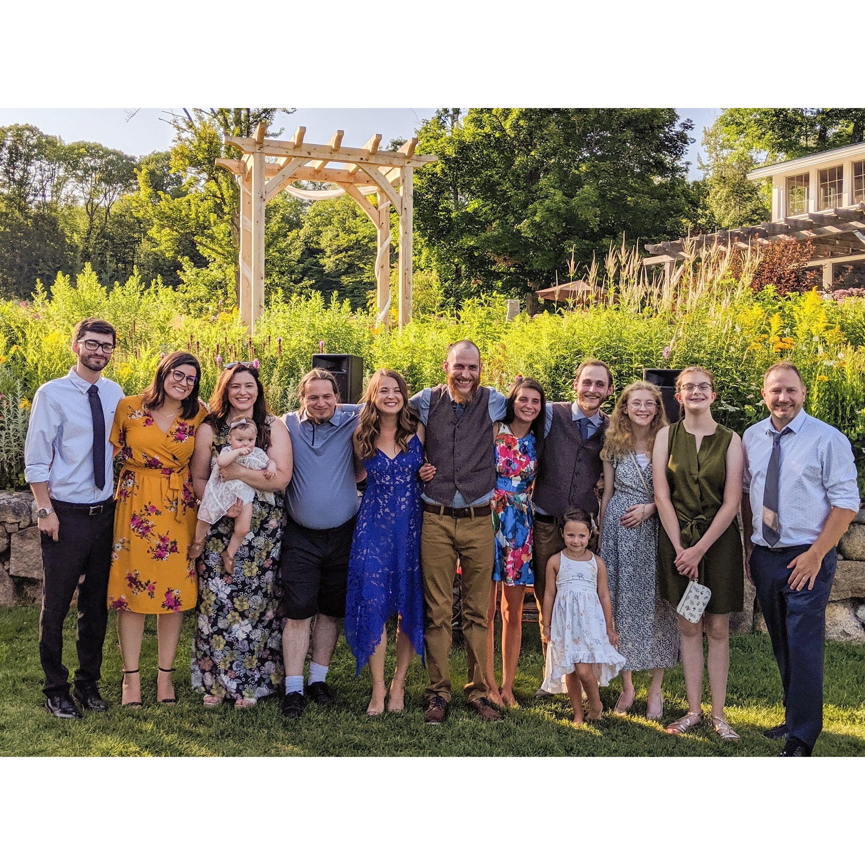 Kristina's family all dressed up to celebrate cousin Eric's wedding to Emily!