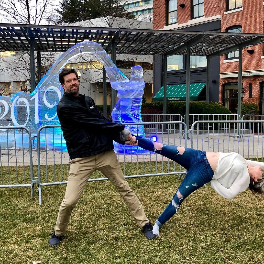 In Boston for NYE and did an ice sculpture tour