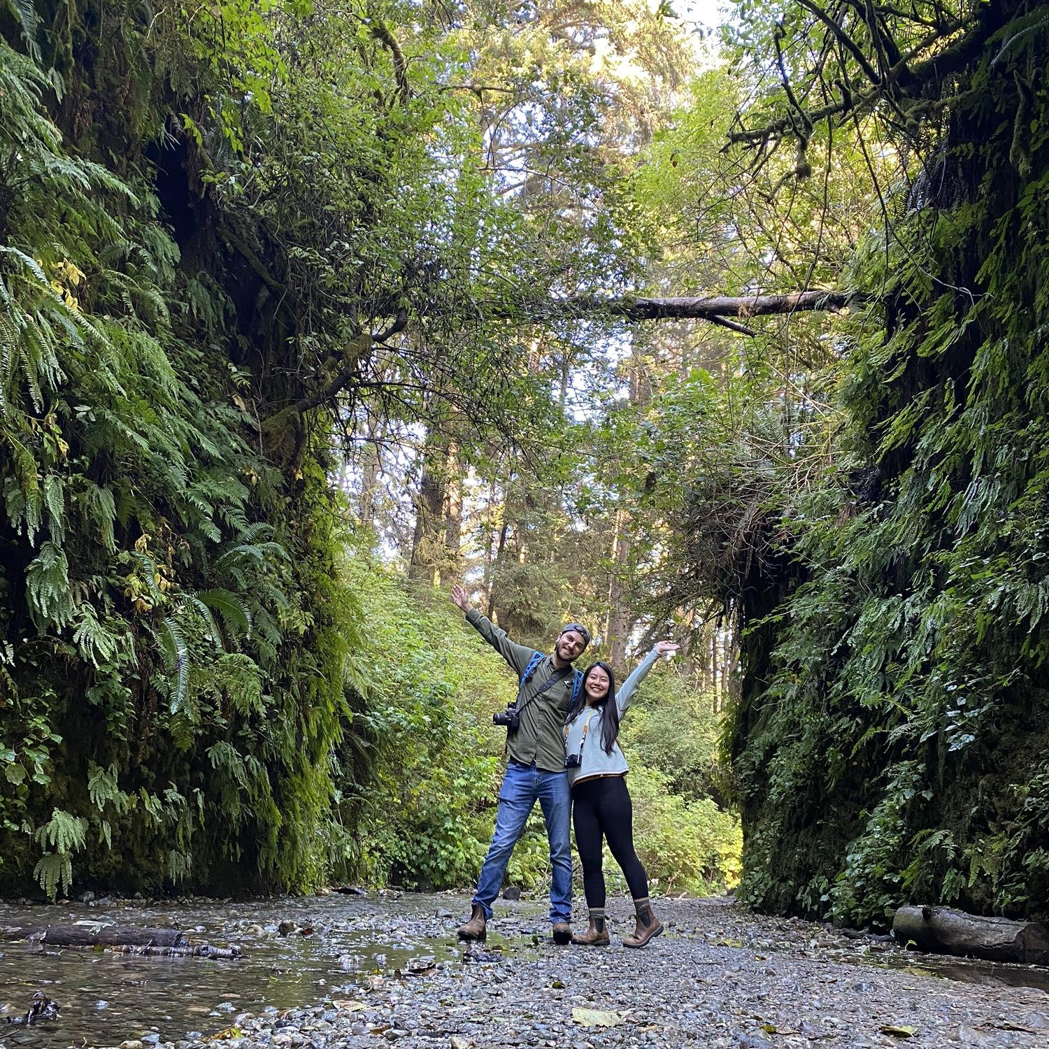Hiking the magical Fern Canyon Trail in Redwood National Park
