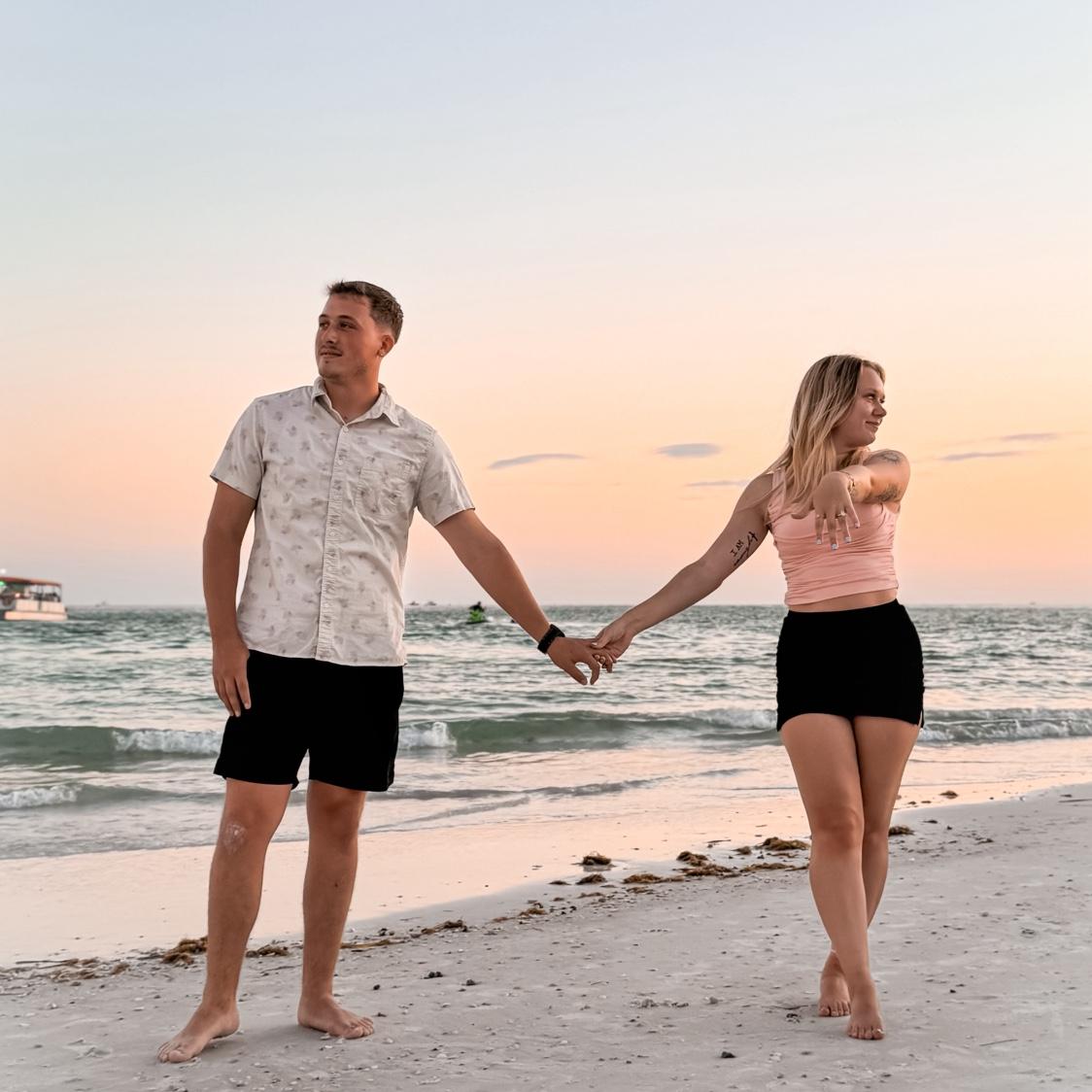 The night we got engaged, May 25th 2025
