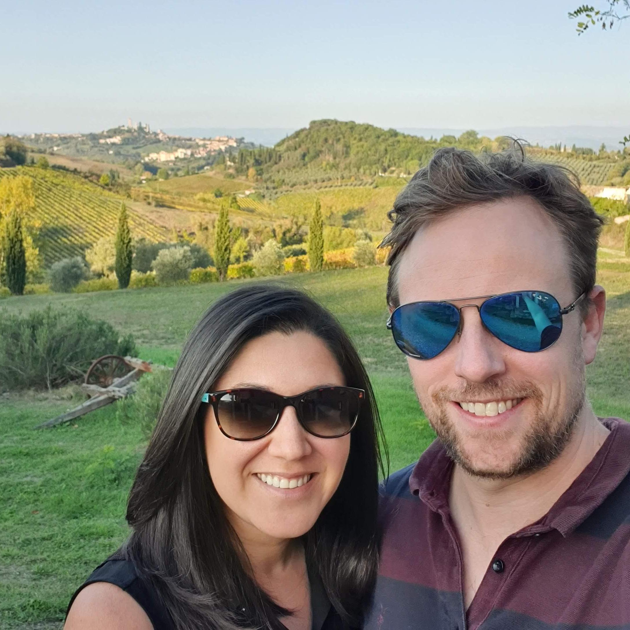 In Tuscany for Samantha's birthday
