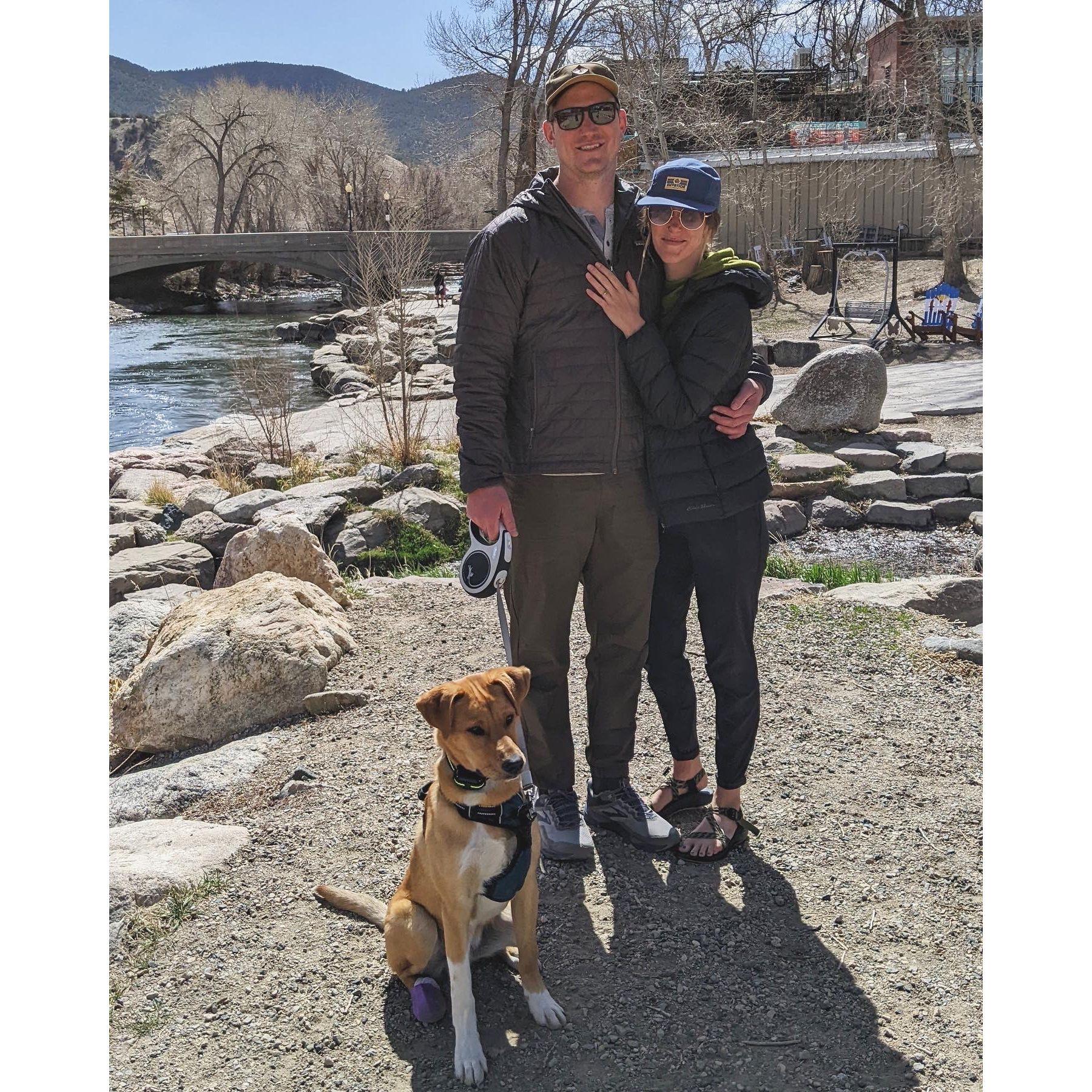 Engaged in Salida, CO!