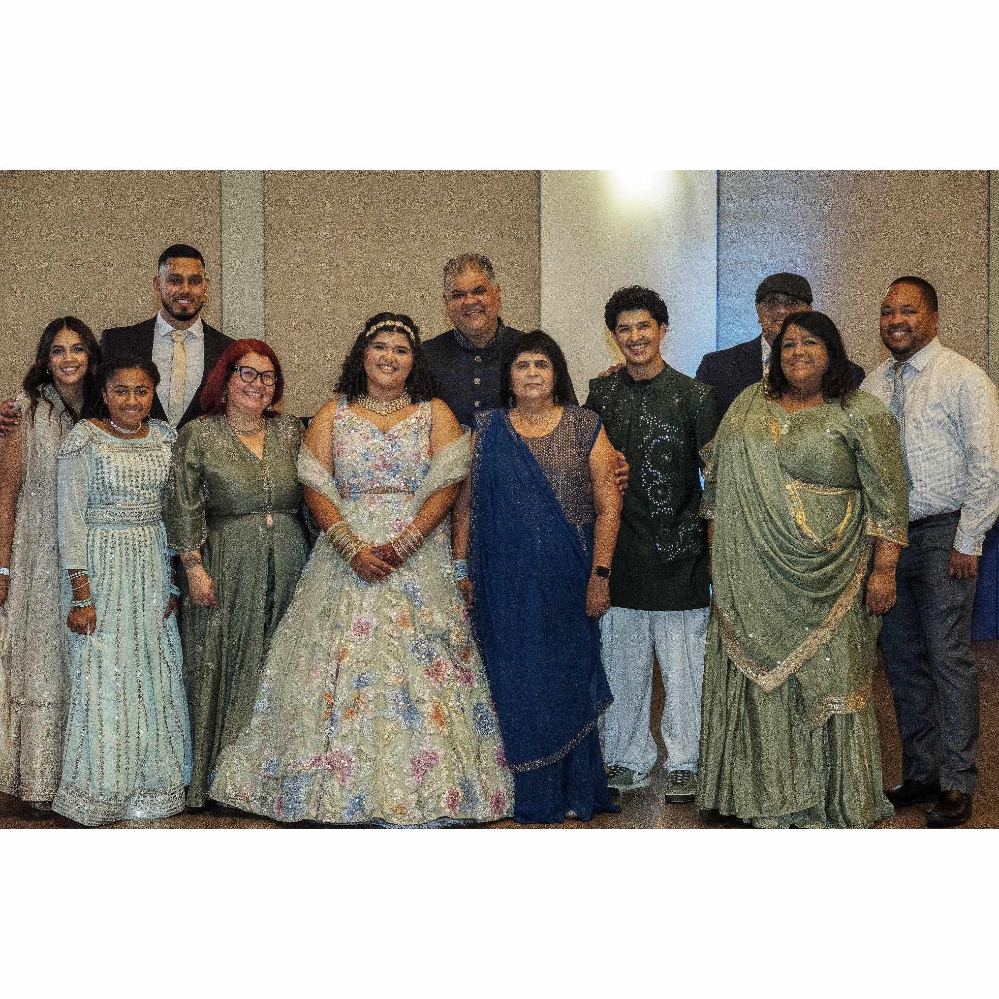 Anjani's niece Zoe's quinceanera.