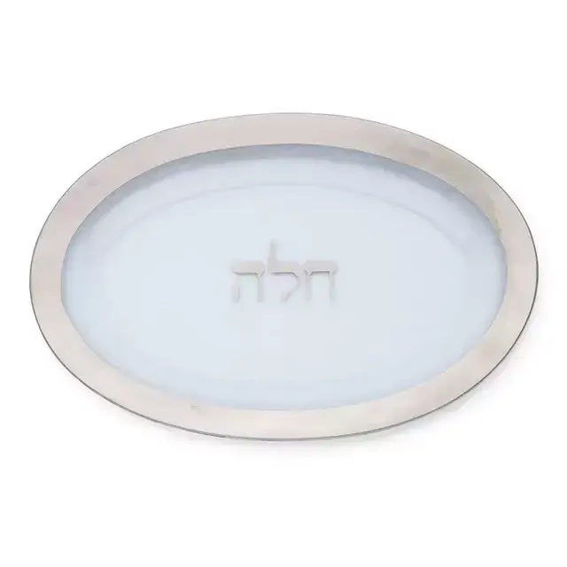 Annieglass Platinum Challah Platter