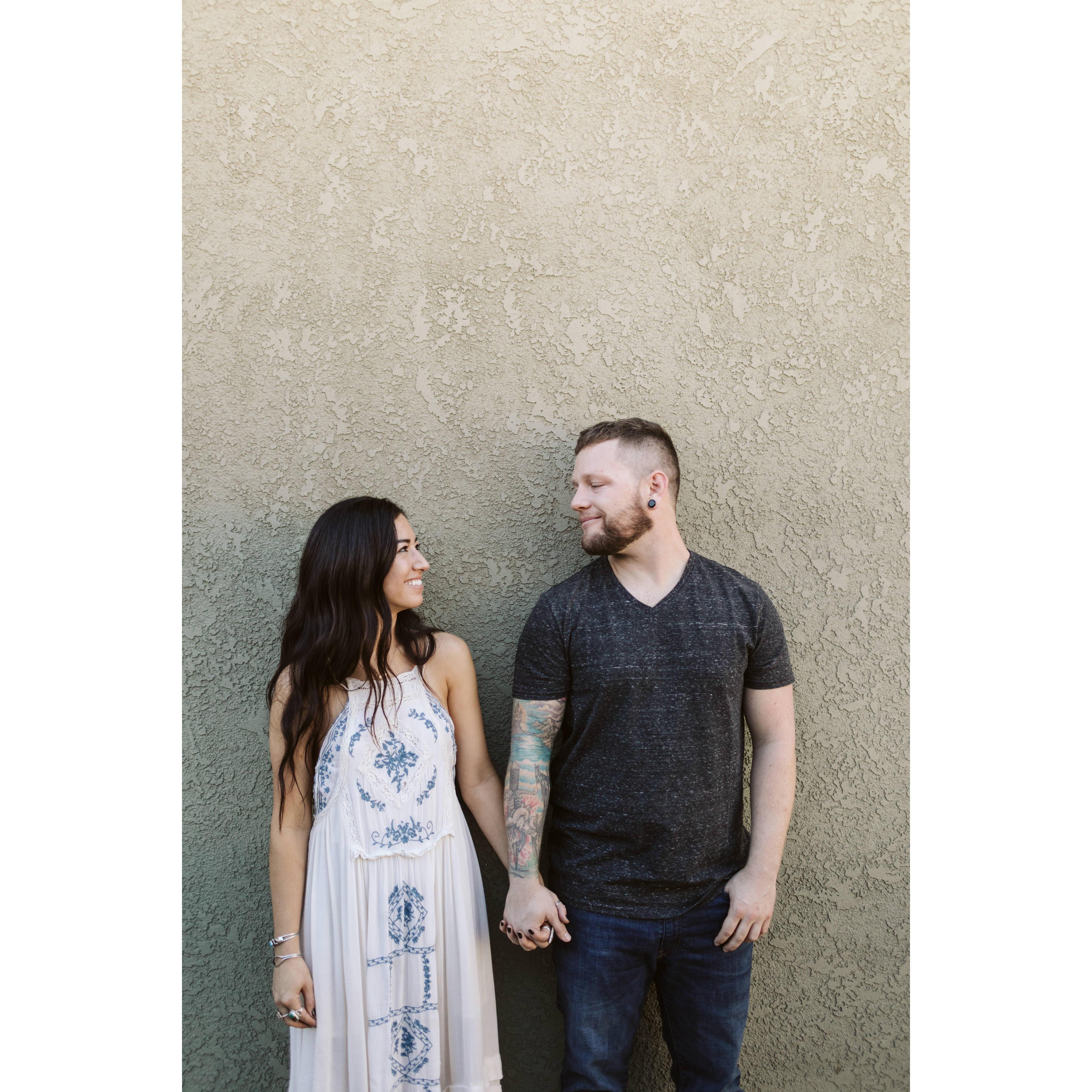 Our engagement shoot in our home in Torrance
Photo by Britt Crowe (brittcrowe.com)