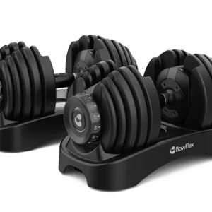 bowflex adjustable dumbbells (we're getting jacked!!!)