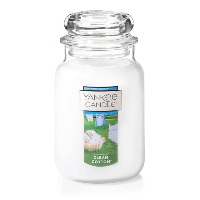 'Clean Cotton' 22oz Large Jar - Yankee Candle