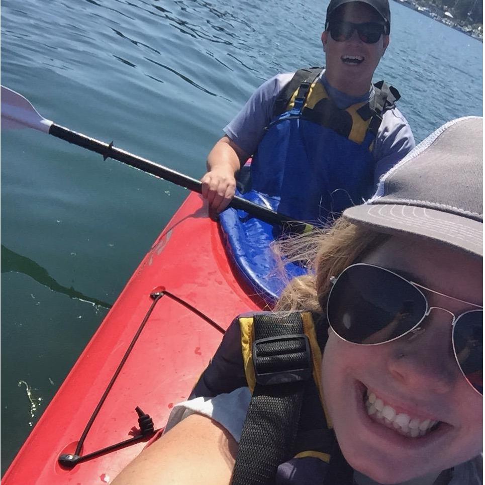 Kayaking around the San Juan Islands looking for Orcas.