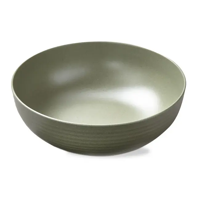 TAG Green Brooklyn Melamine Plastic Dinning Serving Bowl Dishwasher Safe Indoor/Outdoor 12x12 inch Serving Bowl