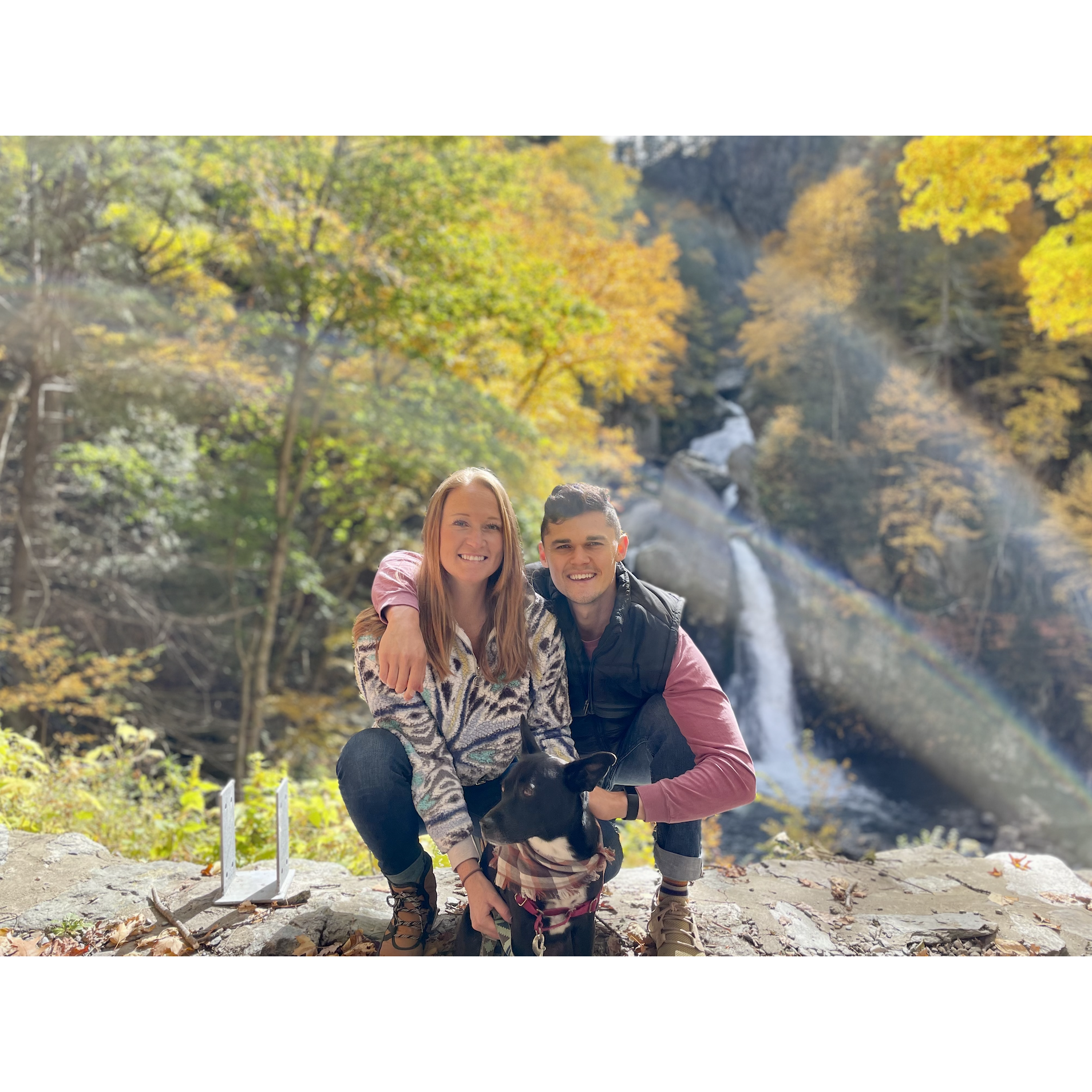 We left Chicago and unexpectedly lived in a 'hamlet' for a year in upstate New York. There are several reasons we liked Copake Falls and this morning walk across the street was one of them.