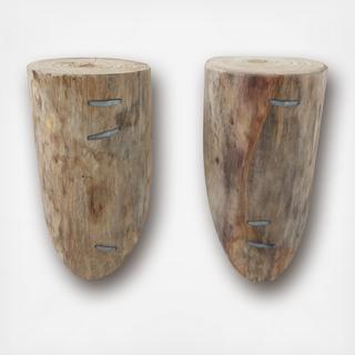 Ranch Split Stump Wall Shelf