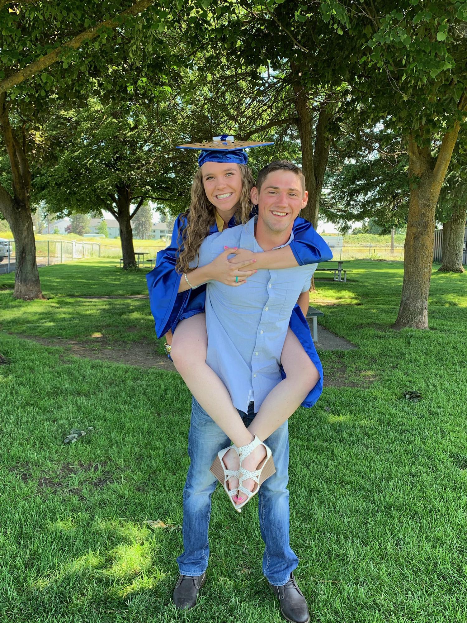 Katie’s Graduation Day SFCC with her AA